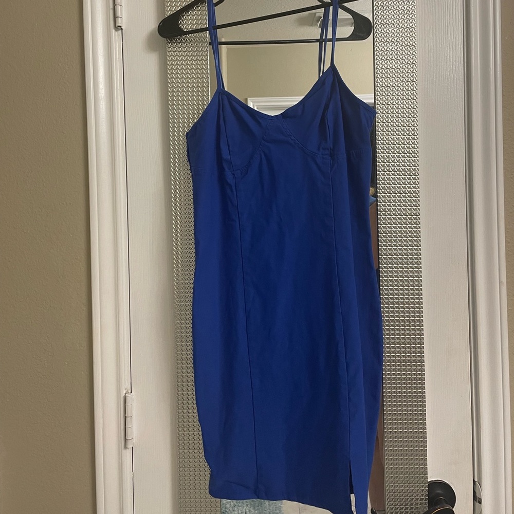 Blue dress